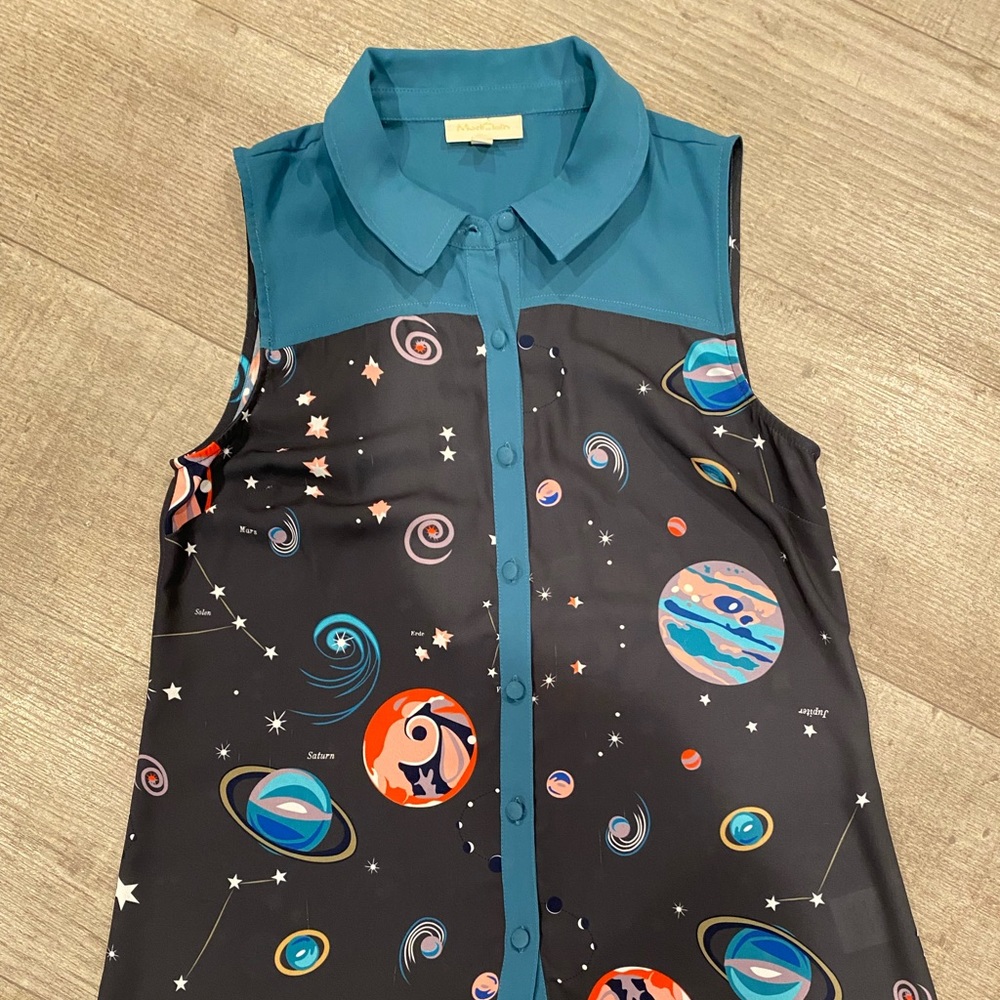 •ModCloth• Galaxy Blouse•